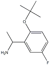 1-[2-(tert-butoxy)-5-fluorophenyl]ethan-1-amine Structure