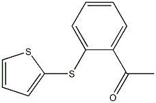 1-[2-(thiophen-2-ylsulfanyl)phenyl]ethan-1-one Structure