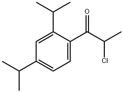 1-[2,4-bis(propan-2-yl)phenyl]-2-chloropropan-1-one Structure