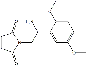 1-[2-amino-2-(2,5-dimethoxyphenyl)ethyl]pyrrolidine-2,5-dione