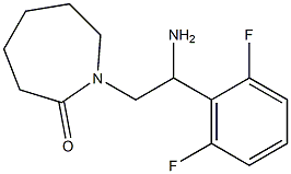 1-[2-amino-2-(2,6-difluorophenyl)ethyl]azepan-2-one Structure
