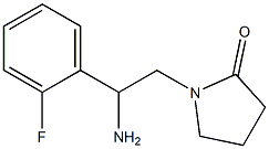 1-[2-amino-2-(2-fluorophenyl)ethyl]pyrrolidin-2-one