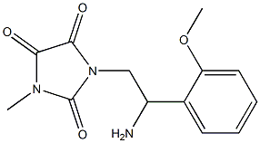 1-[2-amino-2-(2-methoxyphenyl)ethyl]-3-methylimidazolidine-2,4,5-trione