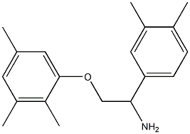 1-[2-amino-2-(3,4-dimethylphenyl)ethoxy]-2,3,5-trimethylbenzene Structure