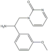 1-[2-amino-2-(3-methoxyphenyl)ethyl]pyrimidin-2(1H)-one|