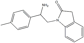 1-[2-amino-2-(4-methylphenyl)ethyl]-2,3-dihydro-1H-indol-2-one