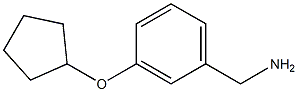 1-[3-(cyclopentyloxy)phenyl]methanamine,,结构式