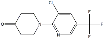 1-[3-chloro-5-(trifluoromethyl)pyridin-2-yl]piperidin-4-one Structure