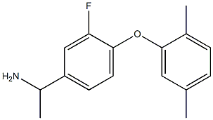 1-[4-(2,5-dimethylphenoxy)-3-fluorophenyl]ethan-1-amine