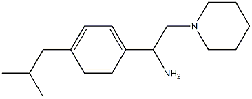  1-[4-(2-methylpropyl)phenyl]-2-(piperidin-1-yl)ethan-1-amine