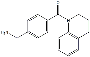 1-[4-(3,4-dihydroquinolin-1(2H)-ylcarbonyl)phenyl]methanamine Structure