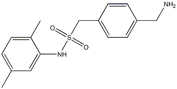 1-[4-(aminomethyl)phenyl]-N-(2,5-dimethylphenyl)methanesulfonamide Structure