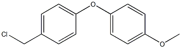 1-[4-(chloromethyl)phenoxy]-4-methoxybenzene 结构式