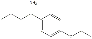 1-[4-(propan-2-yloxy)phenyl]butan-1-amine 结构式