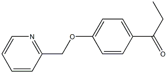 1-[4-(pyridin-2-ylmethoxy)phenyl]propan-1-one