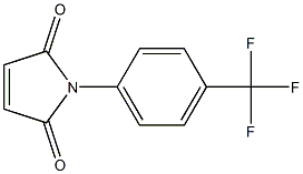 1-[4-(trifluoromethyl)phenyl]-2,5-dihydro-1H-pyrrole-2,5-dione,,结构式