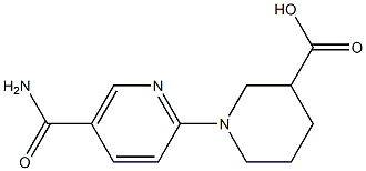 1-[5-(aminocarbonyl)pyridin-2-yl]piperidine-3-carboxylic acid
