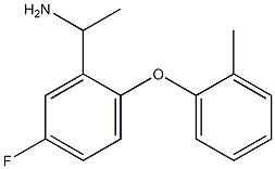 1-[5-fluoro-2-(2-methylphenoxy)phenyl]ethan-1-amine