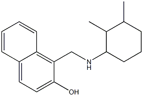  1-{[(2,3-dimethylcyclohexyl)amino]methyl}naphthalen-2-ol