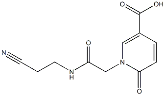 1-{[(2-cyanoethyl)carbamoyl]methyl}-6-oxo-1,6-dihydropyridine-3-carboxylic acid