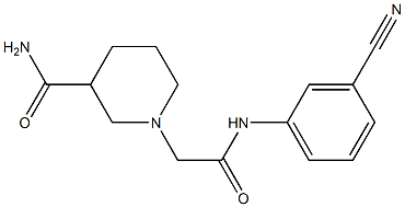 1-{[(3-cyanophenyl)carbamoyl]methyl}piperidine-3-carboxamide