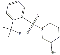 1-{[2-(trifluoromethyl)benzene]sulfonyl}piperidin-3-amine