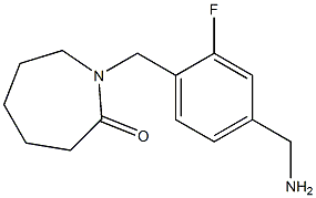 1-{[4-(aminomethyl)-2-fluorophenyl]methyl}azepan-2-one