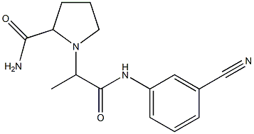 1-{1-[(3-cyanophenyl)carbamoyl]ethyl}pyrrolidine-2-carboxamide