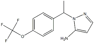 1-{1-[4-(trifluoromethoxy)phenyl]ethyl}-1H-pyrazol-5-amine
