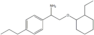 1-{1-amino-2-[(2-ethylcyclohexyl)oxy]ethyl}-4-propylbenzene