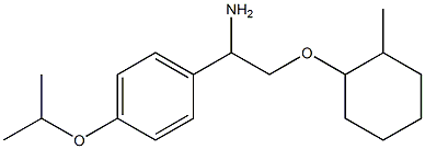 1-{1-amino-2-[(2-methylcyclohexyl)oxy]ethyl}-4-(propan-2-yloxy)benzene|