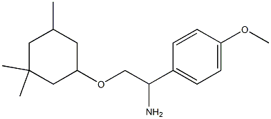 1-{1-amino-2-[(3,3,5-trimethylcyclohexyl)oxy]ethyl}-4-methoxybenzene,,结构式