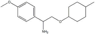  1-{1-amino-2-[(4-methylcyclohexyl)oxy]ethyl}-4-methoxybenzene