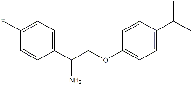 1-{1-amino-2-[4-(propan-2-yl)phenoxy]ethyl}-4-fluorobenzene