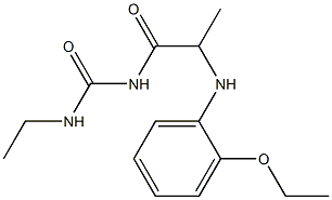 1-{2-[(2-ethoxyphenyl)amino]propanoyl}-3-ethylurea