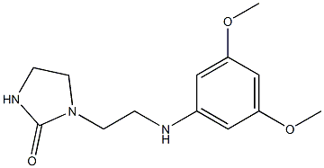 1-{2-[(3,5-dimethoxyphenyl)amino]ethyl}imidazolidin-2-one