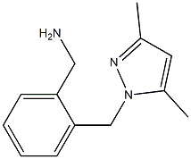 1-{2-[(3,5-dimethyl-1H-pyrazol-1-yl)methyl]phenyl}methanamine