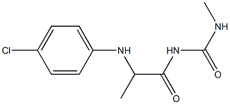 1-{2-[(4-chlorophenyl)amino]propanoyl}-3-methylurea Structure
