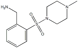 1-{2-[(4-methylpiperazin-1-yl)sulfonyl]phenyl}methanamine