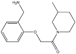  1-{2-[2-(3-methylpiperidin-1-yl)-2-oxoethoxy]phenyl}methanamine