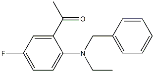 1-{2-[benzyl(ethyl)amino]-5-fluorophenyl}ethan-1-one
