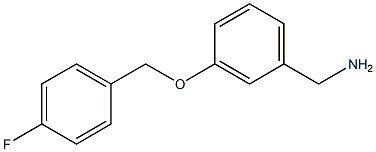 1-{3-[(4-fluorobenzyl)oxy]phenyl}methanamine