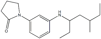  1-{3-[(5-methylheptan-3-yl)amino]phenyl}pyrrolidin-2-one