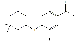  1-{3-fluoro-4-[(3,3,5-trimethylcyclohexyl)oxy]phenyl}ethan-1-one