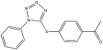 1-{4-[(1-phenyl-1H-1,2,3,4-tetrazol-5-yl)sulfanyl]phenyl}ethan-1-one