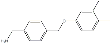 1-{4-[(3,4-dimethylphenoxy)methyl]phenyl}methanamine|
