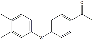 1-{4-[(3,4-dimethylphenyl)sulfanyl]phenyl}ethan-1-one