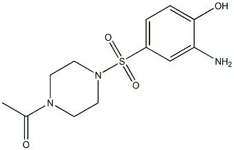  1-{4-[(3-amino-4-hydroxybenzene)sulfonyl]piperazin-1-yl}ethan-1-one