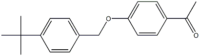 1-{4-[(4-tert-butylphenyl)methoxy]phenyl}ethan-1-one Struktur