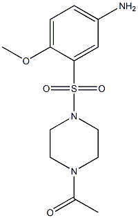 1-{4-[(5-amino-2-methoxybenzene)sulfonyl]piperazin-1-yl}ethan-1-one|